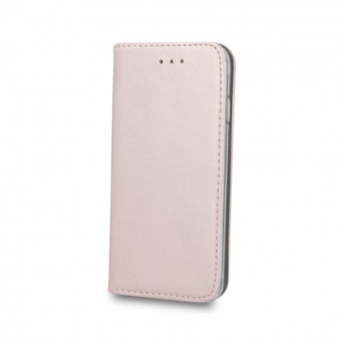 Husa Flip Carte / Stand,Compatibil cu Xiaomi Redmi 9A / 9AT, inchidere magnetica Rose Gold