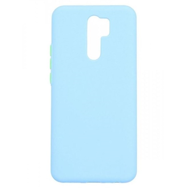 Husa din silicon Solid pentru Xiaomi Redmi 9 - Albastru