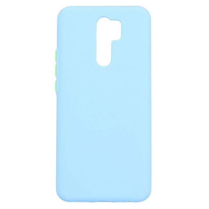 Husa din silicon Solid pentru Xiaomi Redmi 9 - Albastru