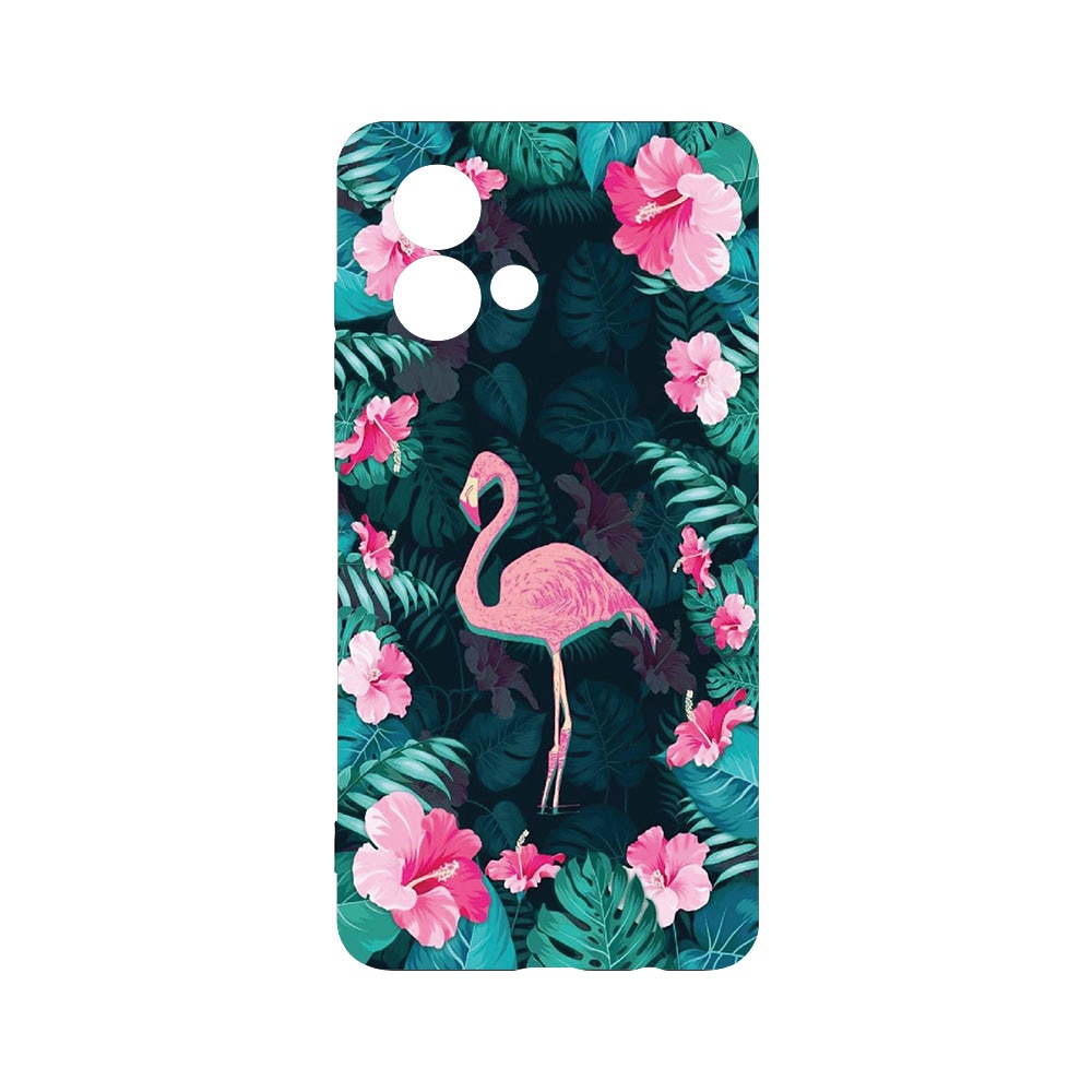 Husa BestCase® Slim SIlicon 0.8MM, Compatibila Cu Motorola Edge 40 Neo, Flamingo, Protectie Camera, Rezistenta la uzura, c-B 247