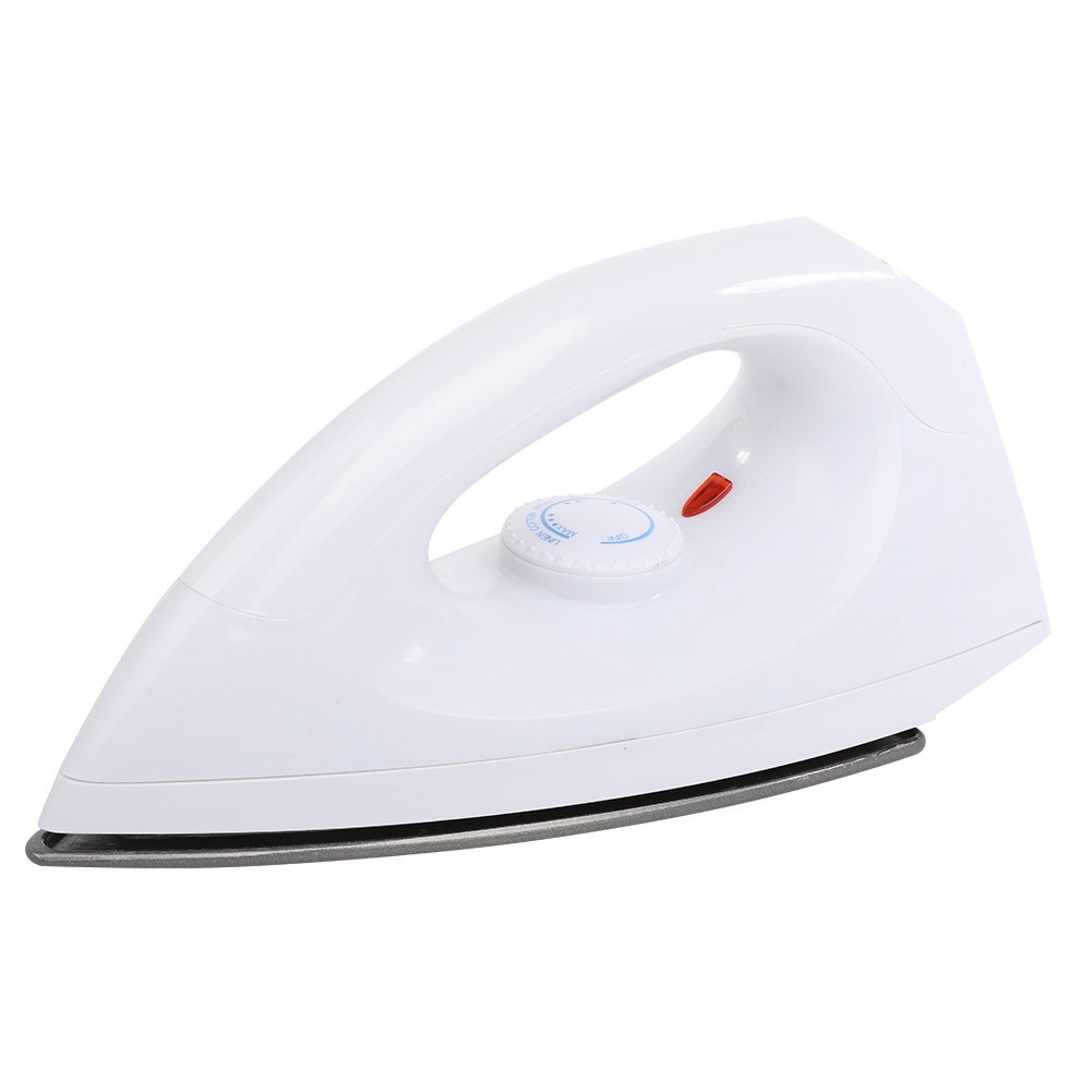 Fier de calcat electric portabil 0807BM-BSTY00300913, 1000W, 5 trepte temperatura, priza EU 230V, corp ABS, alb, 24.5 x 10 x 11 cm