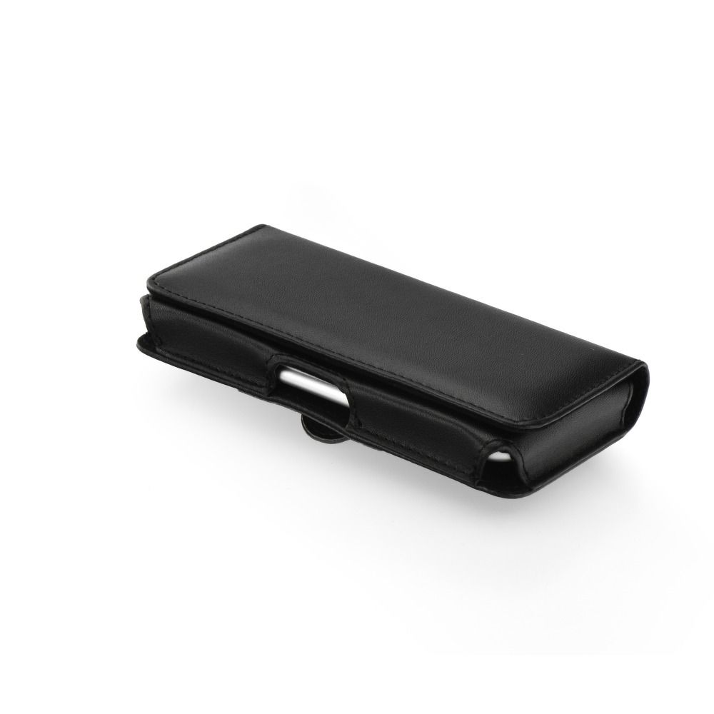 Toc Compatibil cu Telefon G-Tech, Prindere Curea, Compatibil cu Nokia 225 / 230 / 220, Piele Ecologica, Negru
