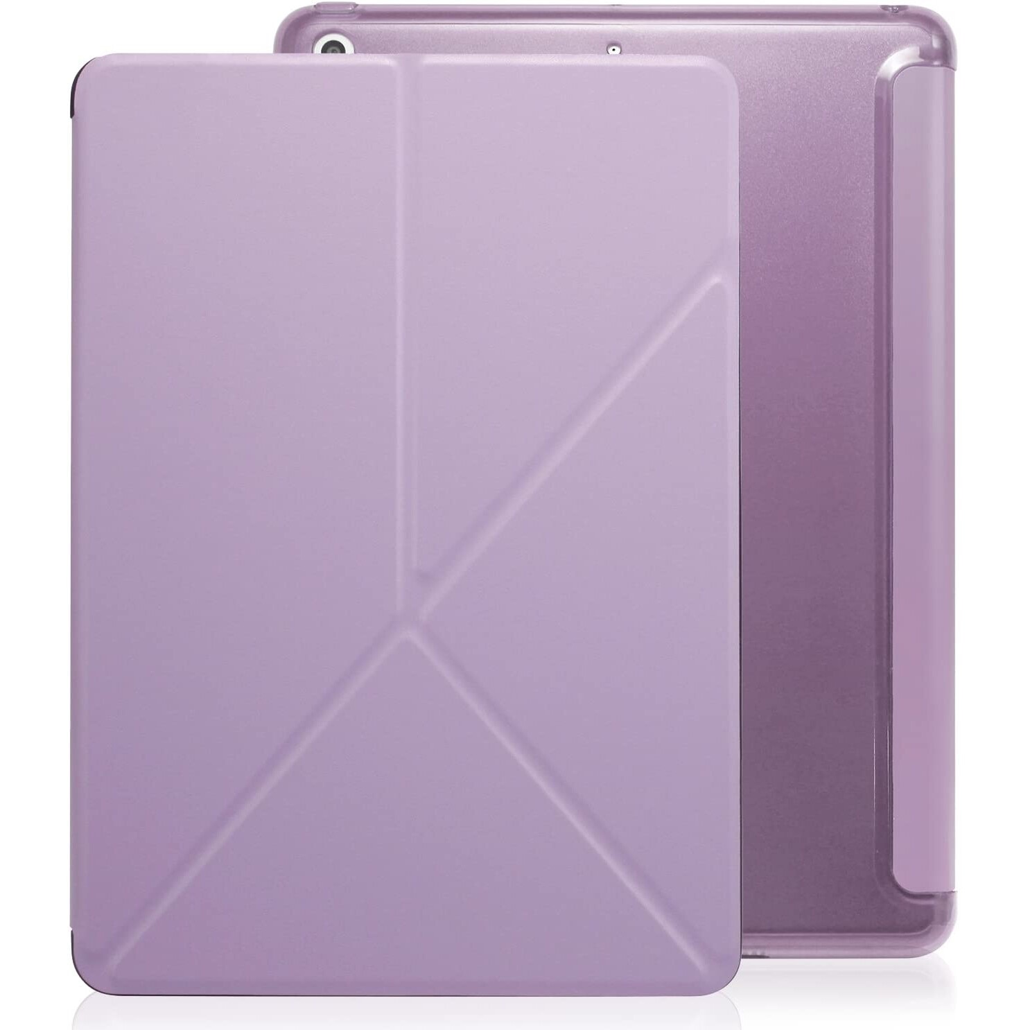 Husa origami pentru iPad 9.7 2018, KHOMO, Policarbonat, Mov