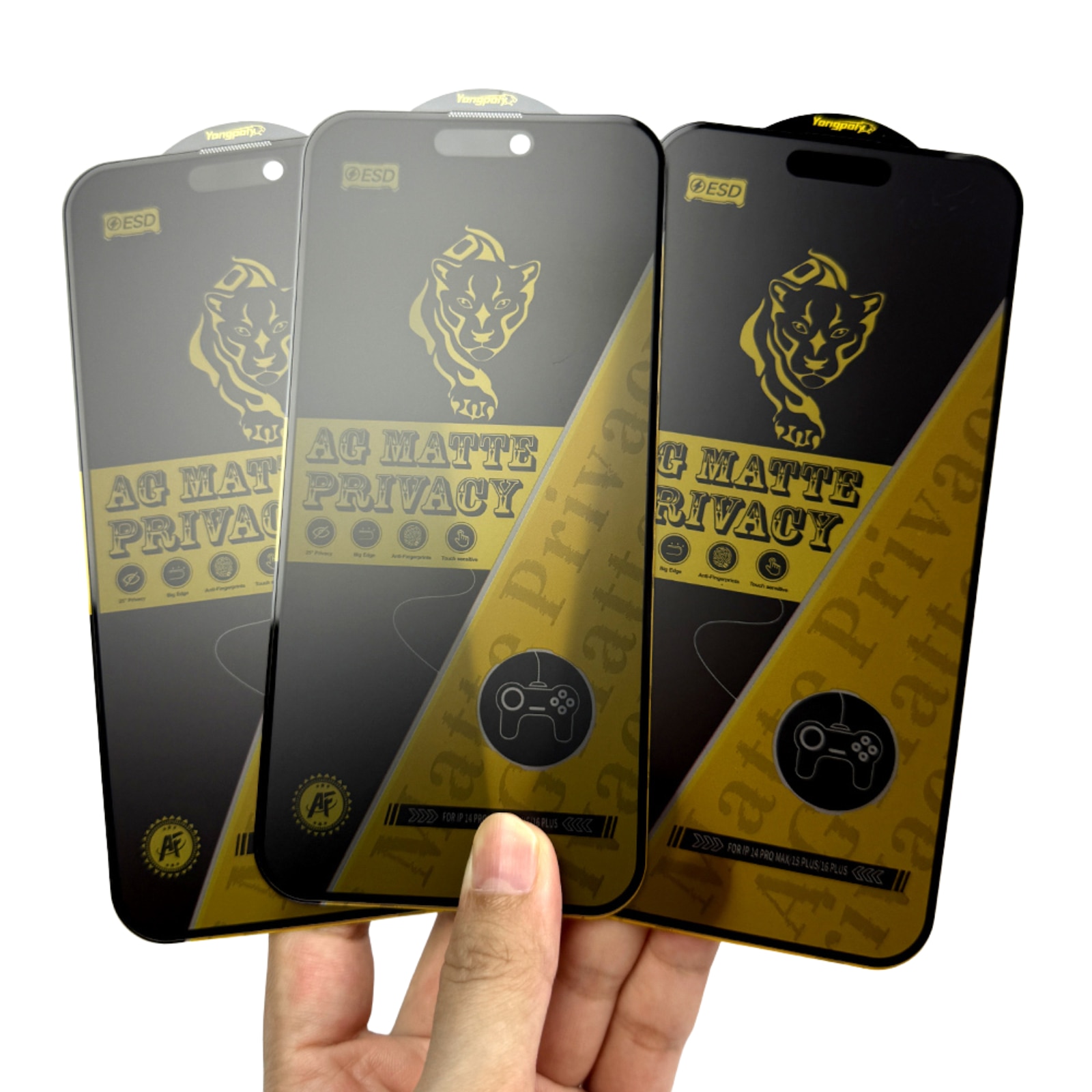 Folie Sticla Privacy AG Glass Mata pentru iPhone 16 Pro/ 17