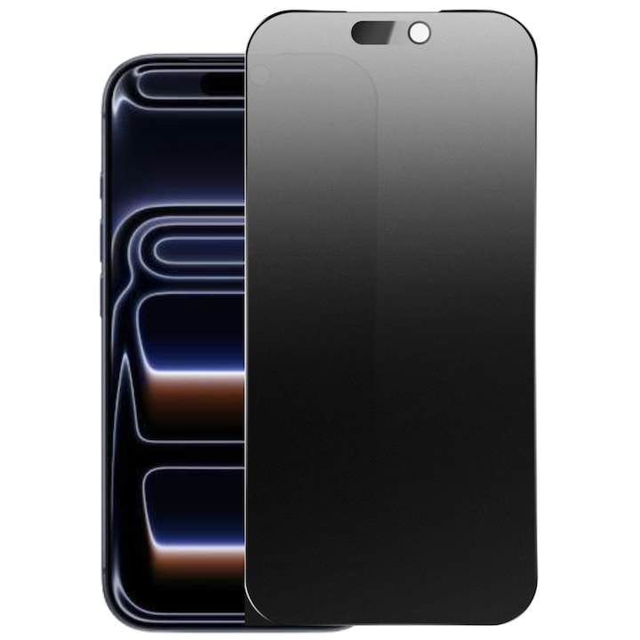 Folie Sticla Privacy AG Glass Mata pentru iPhone 16 Pro/ 17
