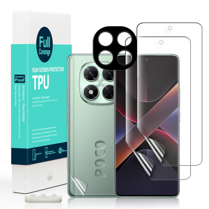 Folie Sticla Ibywind pentru Xiaomi Poco X7 5G, Pachet 2, TPU, protectie pentru obiectiv, Montaj Usor, Ultra HD, Anti Zgarieturi, Anti Socuri