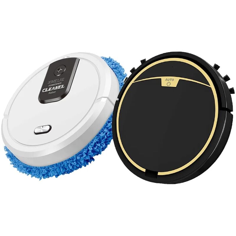 Aspirator robot cu mop automat model A2361, PN 0806BM-BST4012727, uscat si umed, capacitate 0.5 L, aspiratie 1000-1499 Pa, incarcare USB, autonomie 30-60 min, negru