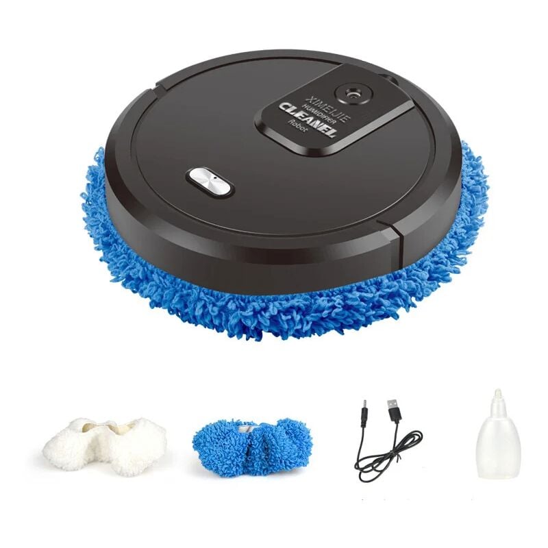 Aspirator robot cu mop automat model A2361, PN 0806BM-BST4012727, uscat si umed, capacitate 0.5 L, aspiratie 1000-1499 Pa, incarcare USB, autonomie 30-60 min, negru