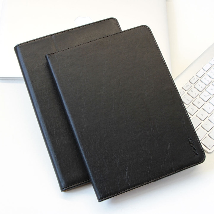 Husa tableta Premium din piele pentru Apple iPad Pro 10,5", design modern, protectie eficienta, neagra