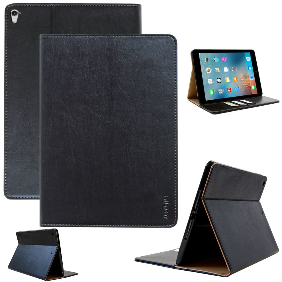 Husa tableta Premium din piele pentru Apple iPad Pro 10,5", design modern, protectie eficienta, neagra