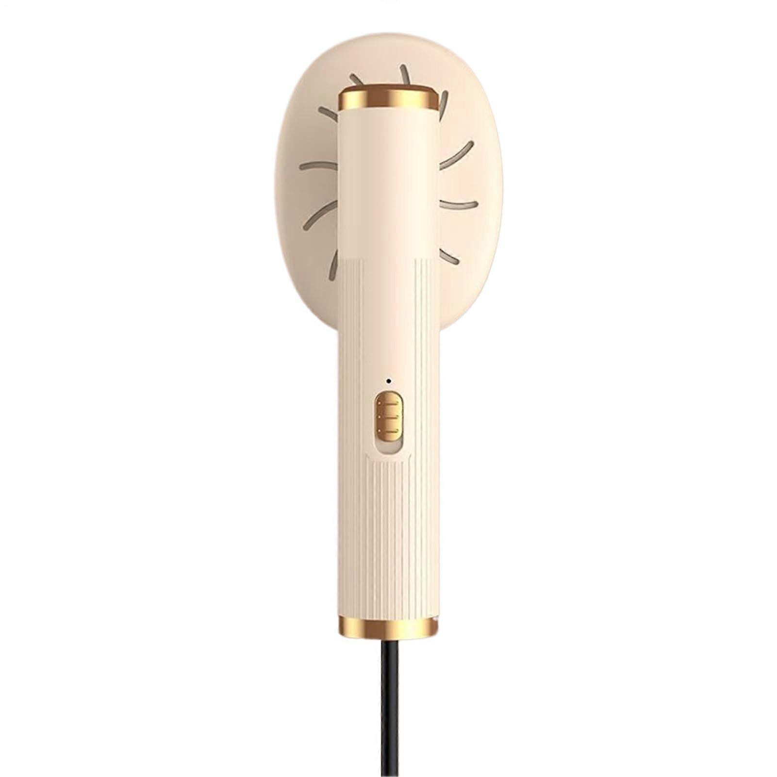 Aburitor de haine E30-A173-e-10420-CJ, portabil cu maner pliabil, mod dual vertical si orizontal, crem