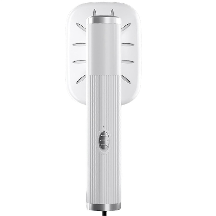 Aburitor manual pentru haine E30-A173-e-10406-CJ, 2in1 umed/uscat, talpa titan, rezervor 20 ml, incalzire rapida, alb