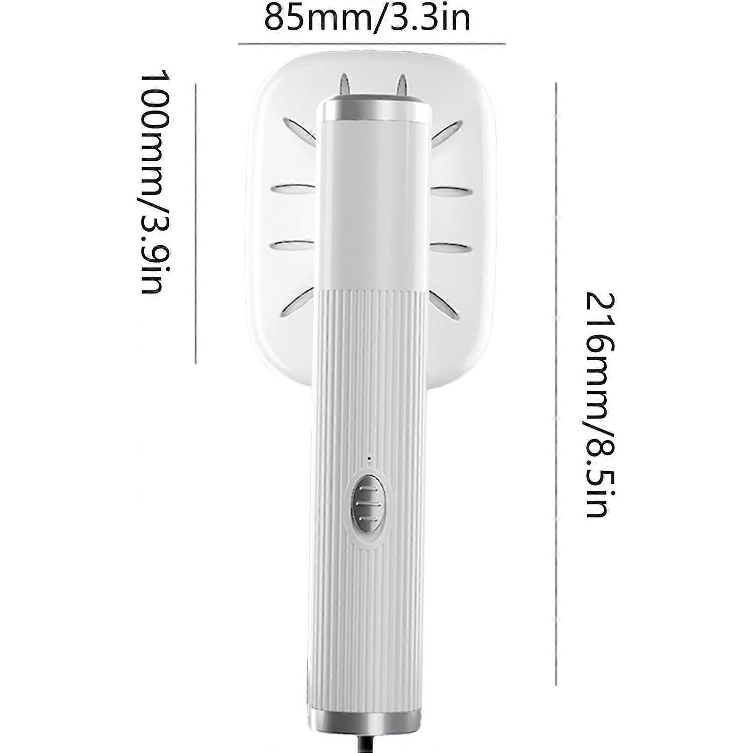 Aburitor manual pentru haine E30-A173-e-10406-CJ, 2in1 umed/uscat, talpa titan, rezervor 20 ml, incalzire rapida, alb