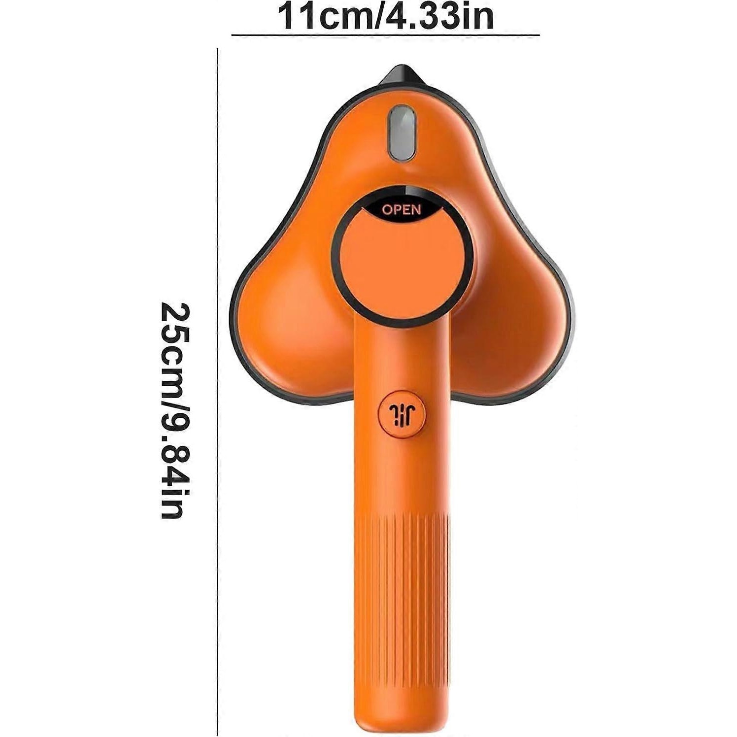 Aburitor portabil pentru haine E30-A173-e-10911-CJ, incalzire rapida, functie 360° pentru calcare de precizie, compact, portocaliu
