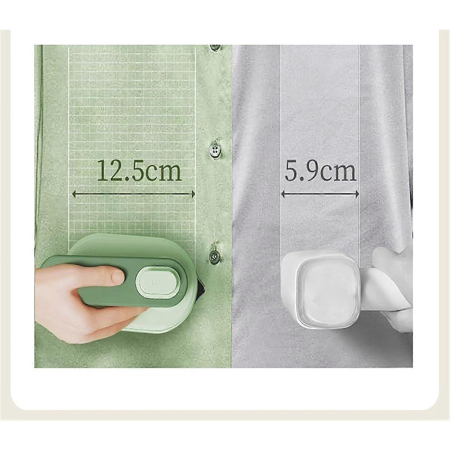 Fier de calcat portabil E30-A173-e-10923-CJ, pliabil, cu aburi pentru calcare verticala si plat, verde