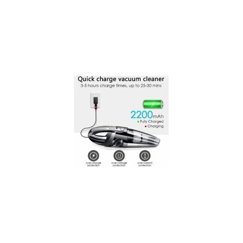 Aspirator portabil pentru cenusa, 120W, functie umeda si uscata, filtru lavabil, 5 duze reincarcabile, 500ml