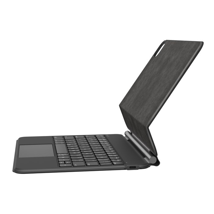 Husa pentru tableta, Dell, Negru, 27,9 cm, cu tastatura incorporata, inchidere magnetica