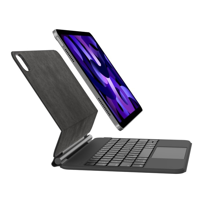 Husa pentru tableta, Dell, Negru, 27,9 cm, cu tastatura incorporata, inchidere magnetica