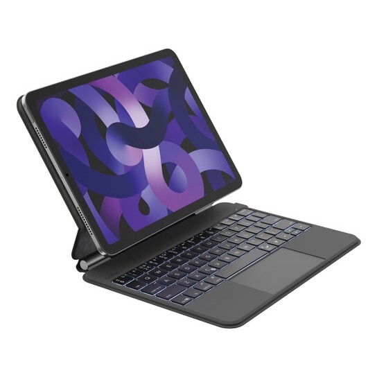 Husa pentru tableta, Dell, Negru, 27,9 cm, cu tastatura incorporata, inchidere magnetica