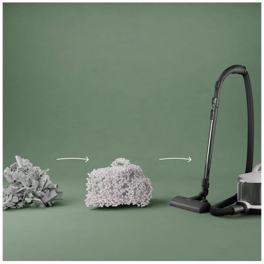 Aspirator fara sac Electrolux 500 EL51C2SW, max 1000 W, recipient praf 2l, filtrare HEPA, raza de actiune 9 m, perie premium AllFloor, periec parchet, tub metalic telescopic cu blocare, alb scoica