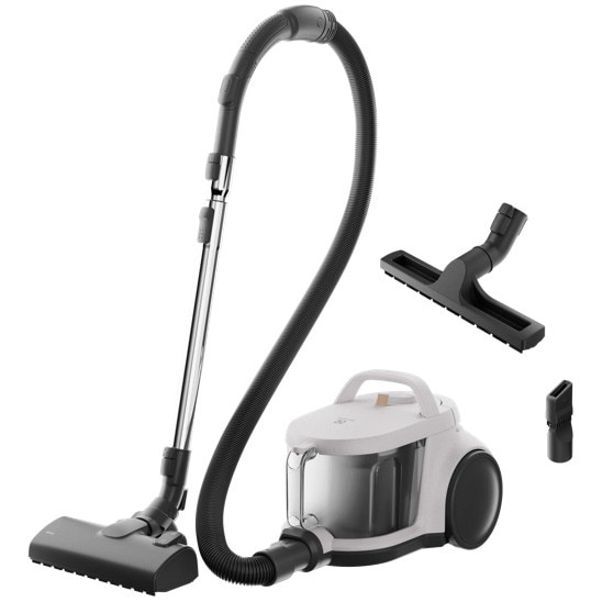 Aspirator fara sac Electrolux 500 EL51C2SW, max 1000 W, recipient praf 2l, filtrare HEPA, raza de actiune 9 m, perie premium AllFloor, periec parchet, tub metalic telescopic cu blocare, alb scoica
