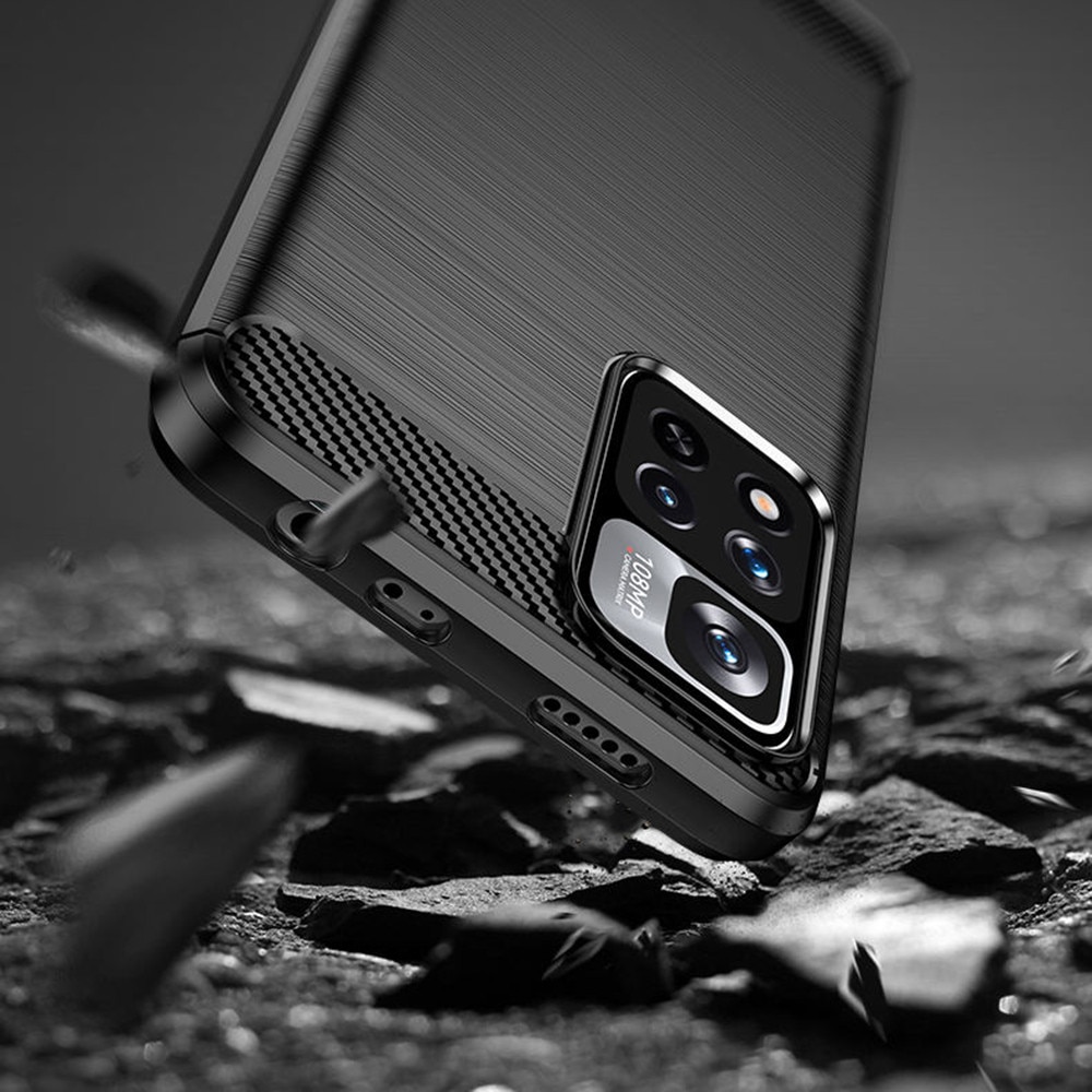 Husa de Protectie RAO Compatibila cu Xiaomi Redmi Note 11 Pro+ 5G, din TPU, Rezistenta la Zgarieturi, Negru