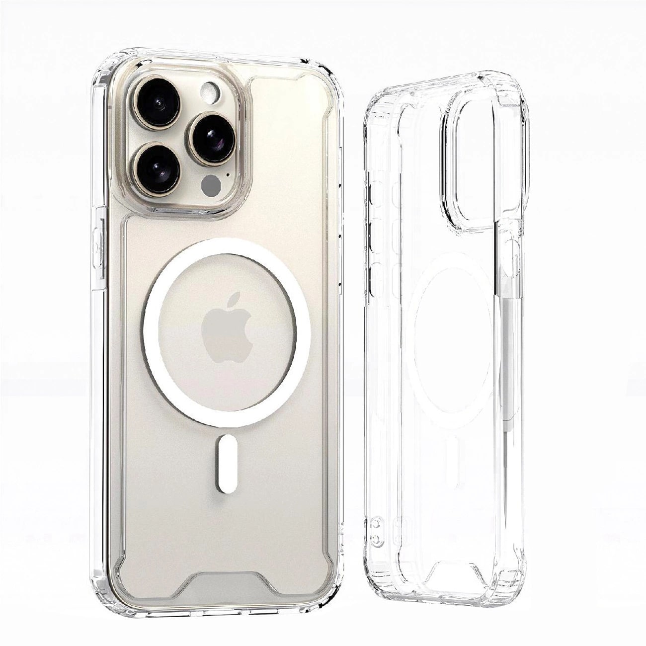 Carcasa Clear Corner MagSafe compatibila cu iPhone 16 Pro Transparent