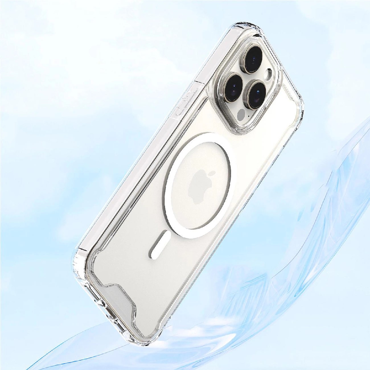 Carcasa Clear Corner MagSafe compatibila cu iPhone 16 Pro Transparent