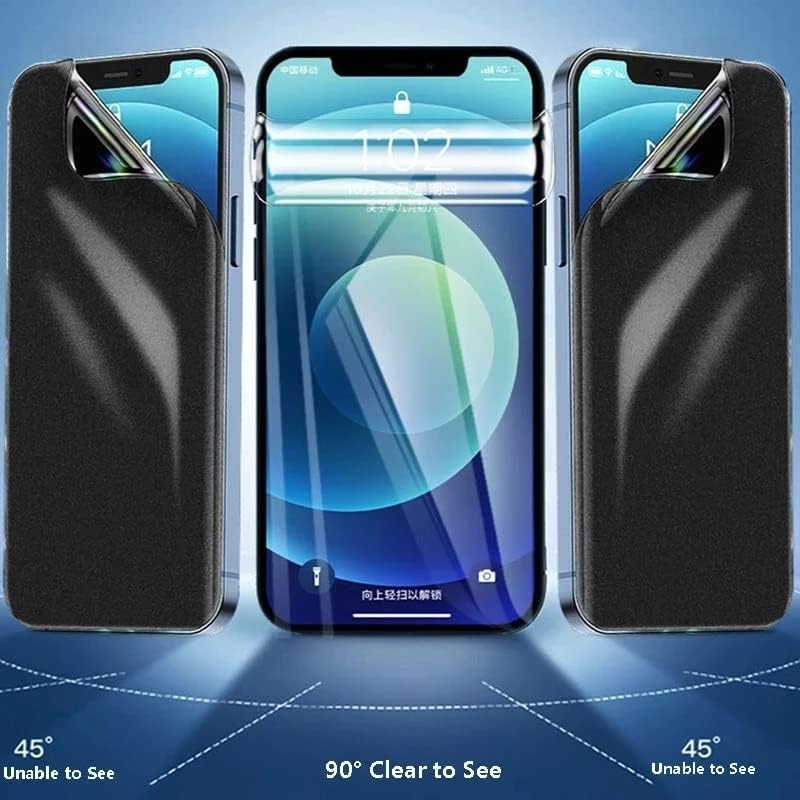 Folie Display Privacy pentru Blackview BV9100, protectie Infinity Enterprise - SIlver cu lipire Completa pentru ecran telefon Fata din Hydrogel, Flexibil, Silicon, Set complet pentru Instalare usoara