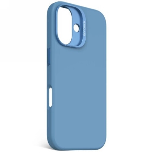 Husa din silicon Decoded compatibila MagSafe pentru iPhone 16 | Air Blue