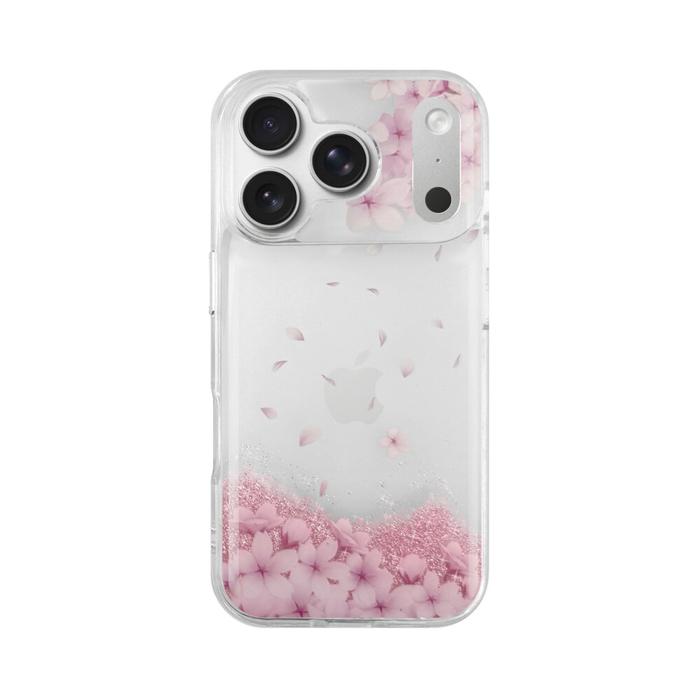 Husa Premium cu Rasina Epoxidica CENTO Muse compatibila cu Apple Iphone 17Pro, Sakura, Anti zgarieturi, Rezistenta la Cadere 1.5m, cu margini ridicate pentru protectia ecranului si a camerei