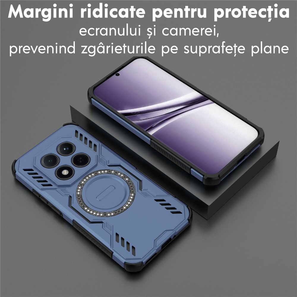 Husa pentru Xiaomi Redmi Note 15 Pro Plus 5G / Poco M8 Pro 5G ArmorMag, Magsafe, Antisoc, Calitate Premium, Protectie Superioara, DaDen, Albastru