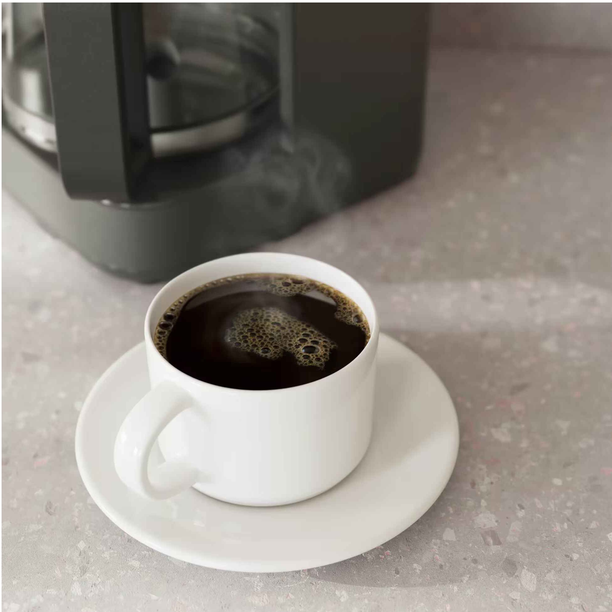 Cafetiera Electrolux Create 5 E5CM1-6AN, 1000 W, 1375 ml, capacitate 10 cesti, afisaj digital, pornire intarziata, selector aroma, antipicurare, functie mentinere la cald, oprire automata, antracit