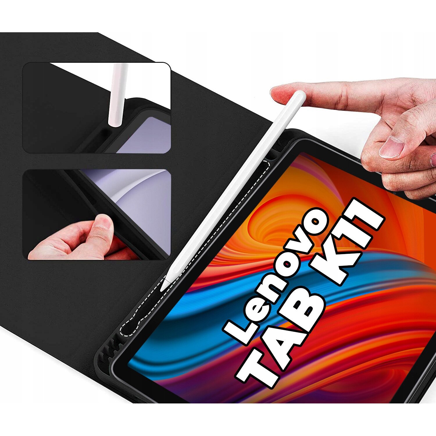 Husa tableta ArmorCase pentru Lenovo Tab K11 11", neagra
