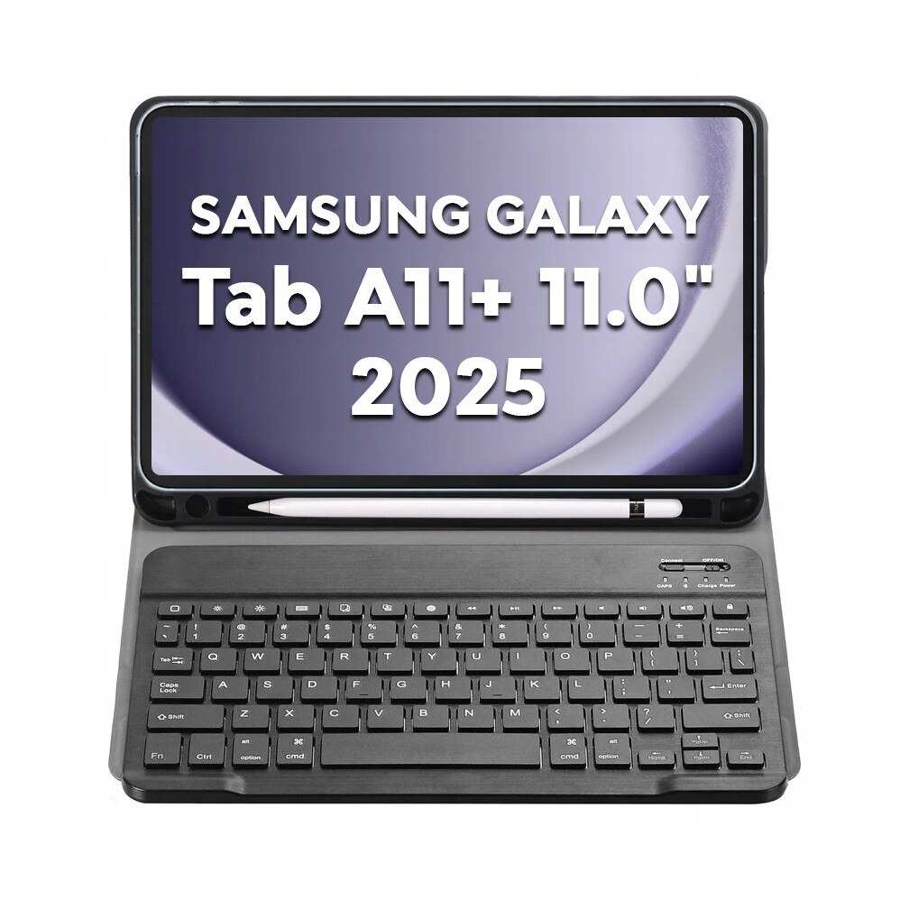 Set etui cu tastatura pentru Samsung Galaxy Tab A11+ 11.0" (2025) SM-X230 SM-X236B, multicolor, dimensiuni personalizate
