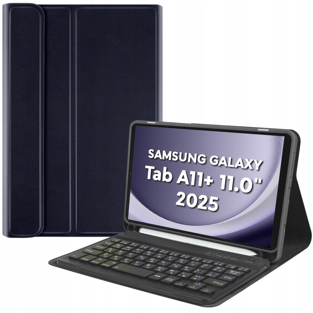 Set etui cu tastatura pentru Samsung Galaxy Tab A11+ 11.0" (2025) SM-X230 SM-X236B, multicolor, dimensiuni personalizate
