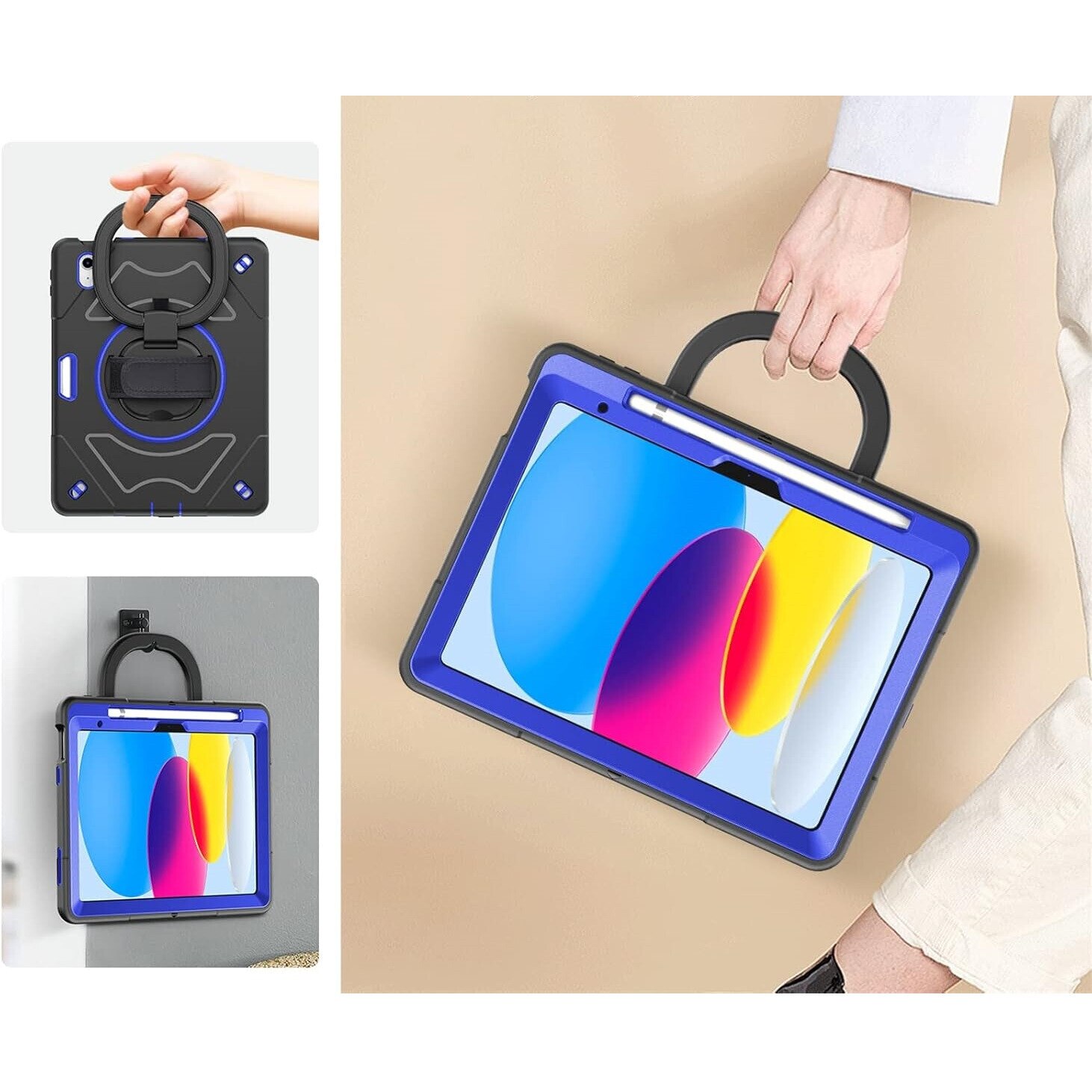 Husa tableta, TPU, pentru iPad Pro 11/Air 5/4, negru