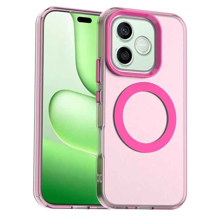 Husa telefon Techsuit CandyCase MagSafe compatibila cu Honor 600 Lite roz