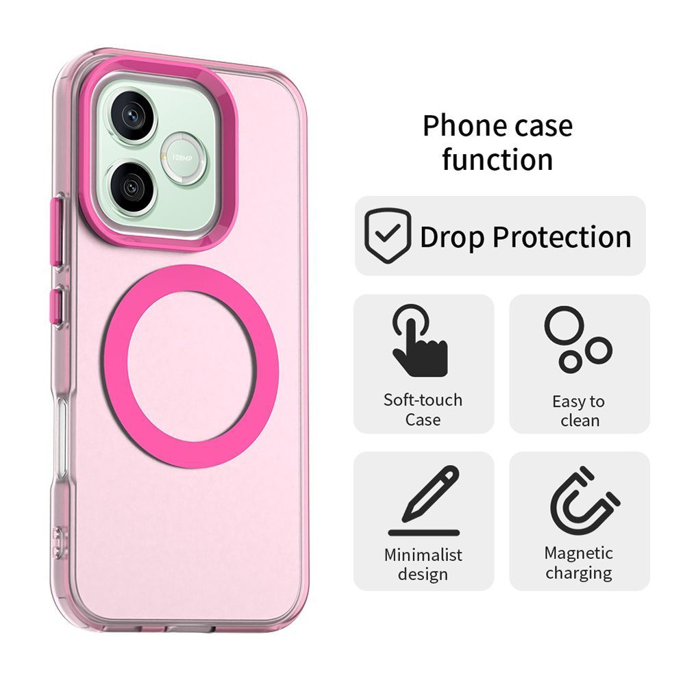 Husa telefon Techsuit CandyCase MagSafe compatibila cu Honor 600 Lite roz