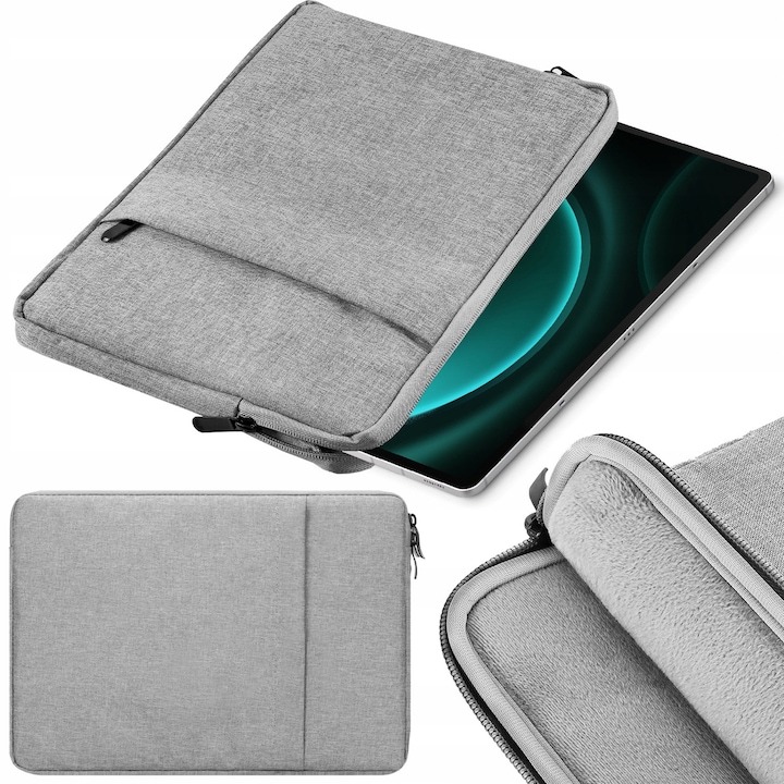 Etui protectie pentru tableta, ArmorCase, Lenovo Tab M11 (2024) 10.95", impermeabil, gri, dimensiuni 35x25x2cm