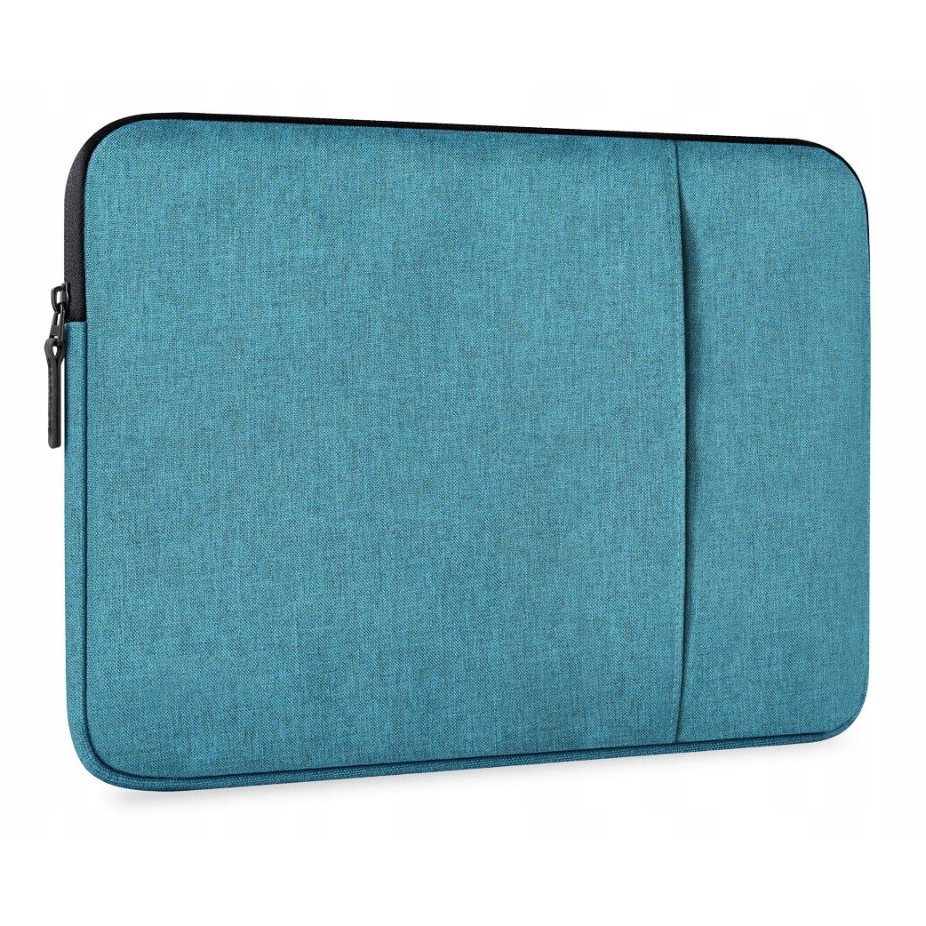Etui Soft Case pentru Lenovo Tab P12 12.7" TB370FU ZACH0134PL, turcoaz, dimensiuni 35x25x2cm, set cu buzunar pentru accesorii
