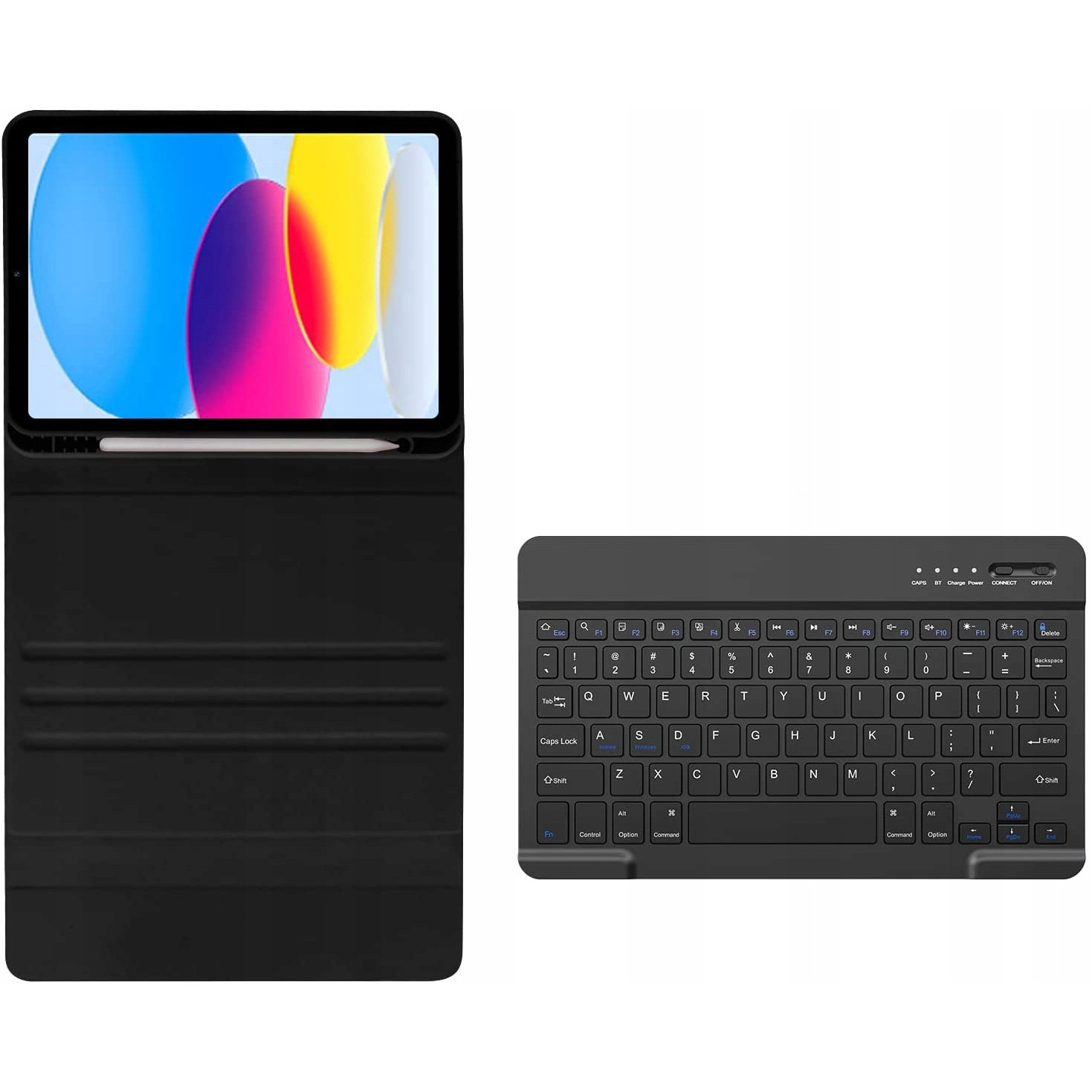 Husa cu tastatura pentru Apple iPad 11.0" Gen 11 2025, neagra
