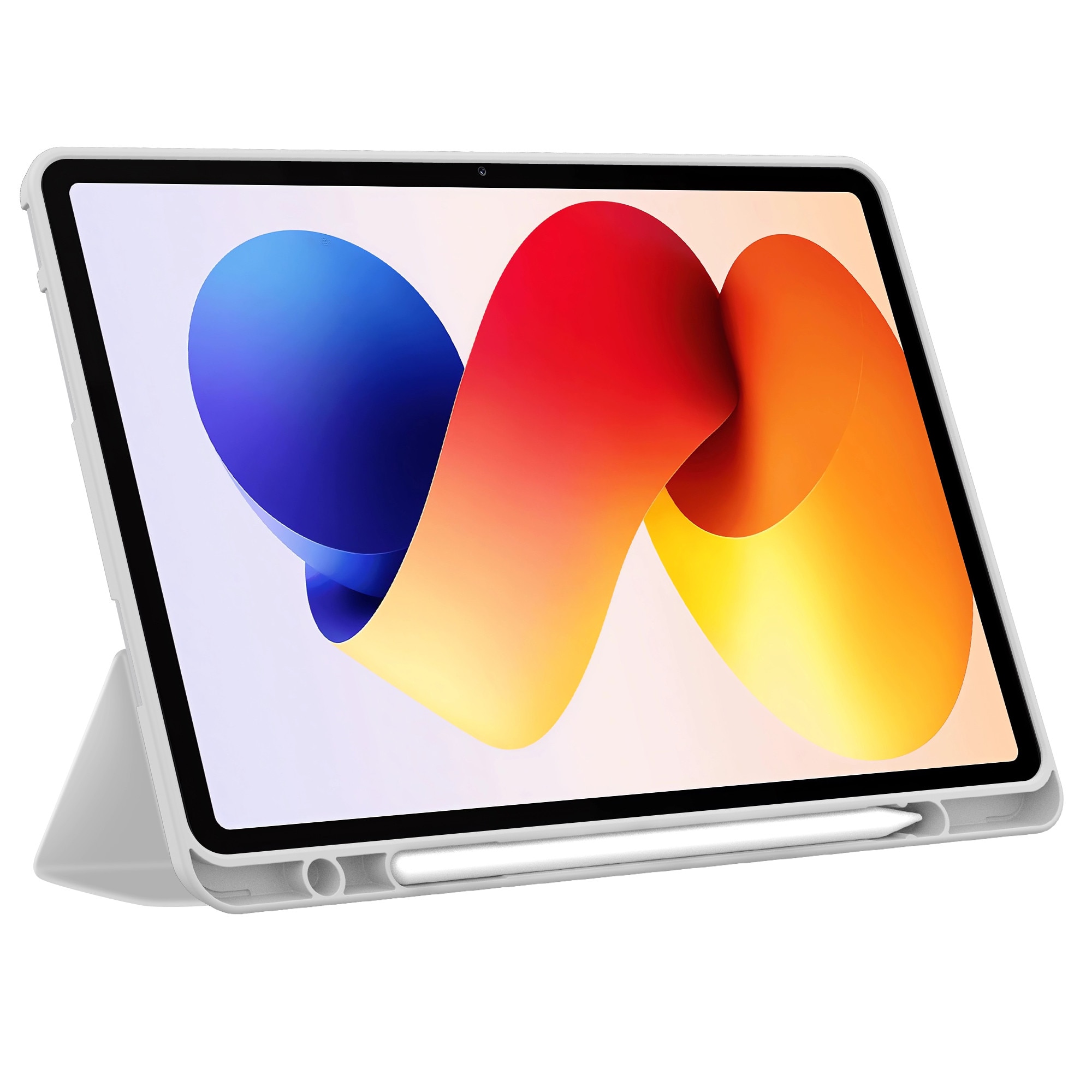 Set Etui Tech-Protect SC Pen si Sticla Harta Tech-Protect Glass Fit+ 2-Pack pentru Xiaomi POCO Pad M1 / Redmi Pad 2 Pro, Grey, 12.1"