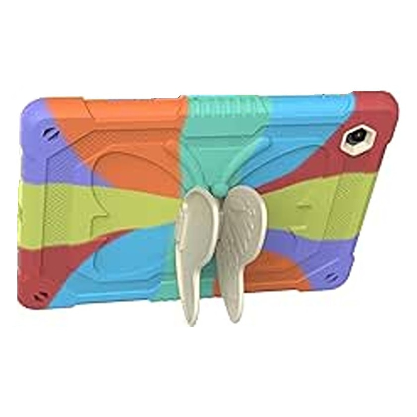 Husa tablete Nikcorp pentru Samsung Galaxy Tab A8 10.5", 3 straturi, suport, curea reglabila, multicolor