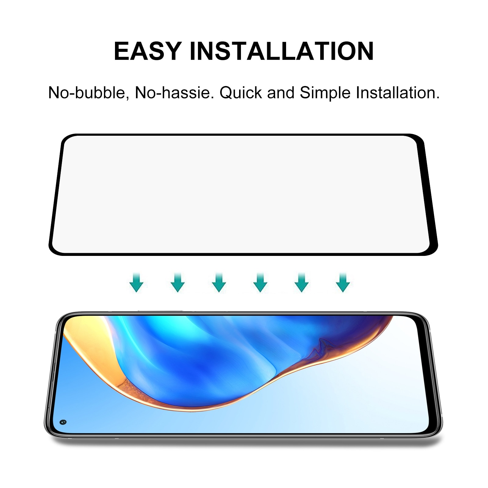 Folie sticla securizata Full Cover Full Glue pentru Xiaomi Mi 10T Pro, Negru