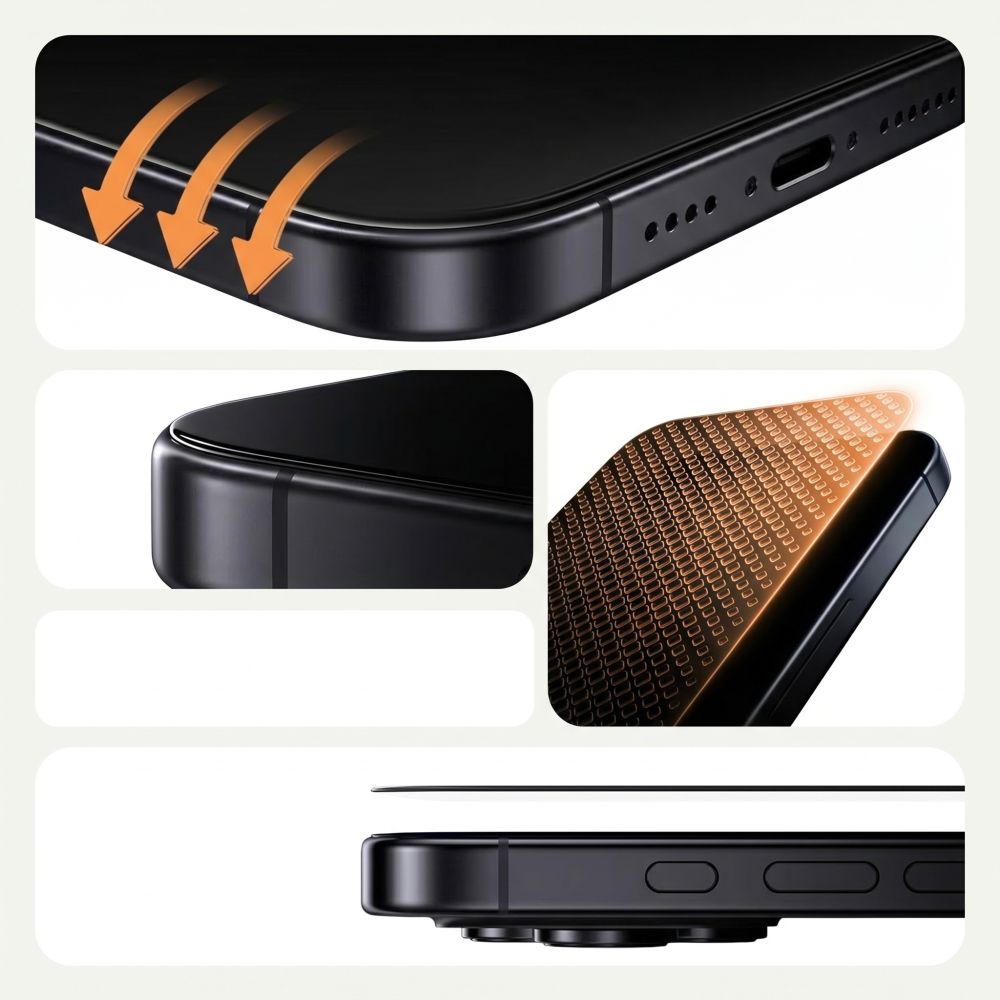 Folie sticla securizata Tech-Protect Quick Set AR Plus, Kit montare inclus, compatibile cu Samsung Galaxy S26 Ultra, Negru