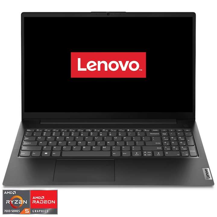 Laptop 15.6" Lenovo V15 G4 AMD Ryzen 5 7520U (6MB 4.3GHz) 16GB DDR5 512GB SSD Radeon 610M AMN FHD No OS Black