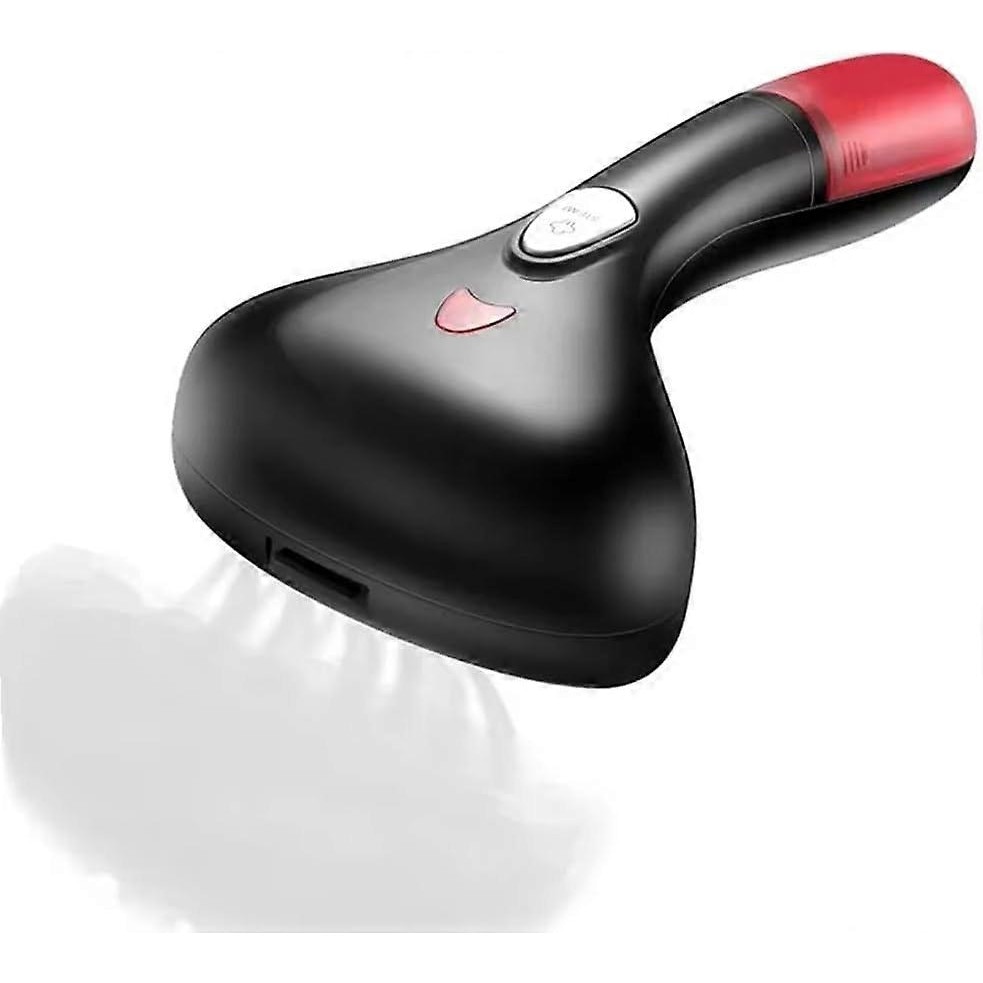 Aburitor pentru haine portabil E30-A173-e-11638-CJ, 1500 W, design anti-scurgere, compact pentru calatorie, negru/rosu