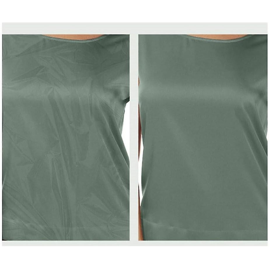 Fier de calcat cu aburi portabil E30-A173-e-11189-CJ, 2in1 abur si uscat, talpa triunghiulara pentru detalii, rezervor 50 ml, incalzire rapida, verde, cu priza UK