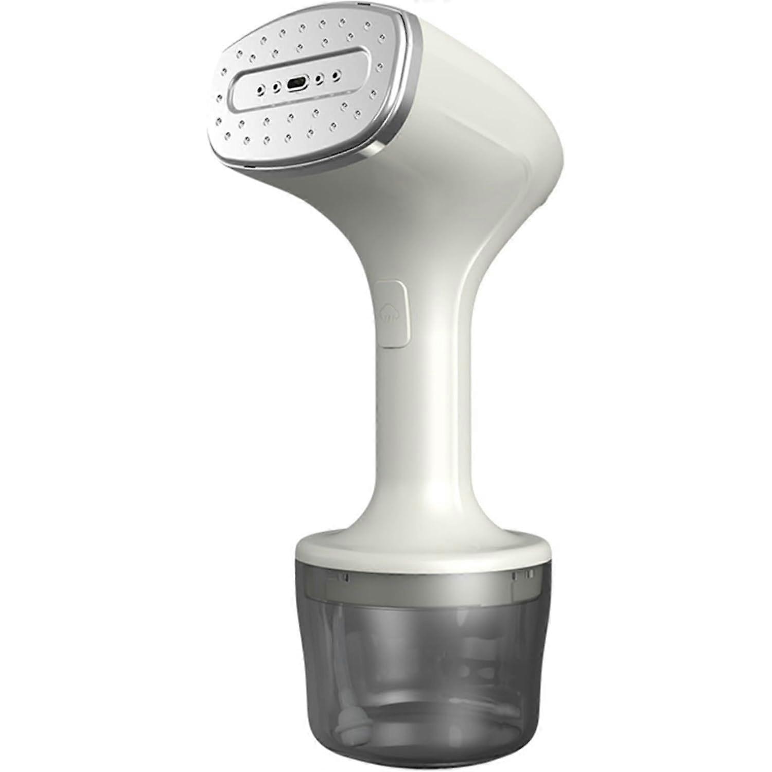 Aburitor de haine E30-A173-e-11745-CJ, portabil cu incalzire rapida, maner ergonomic, rezervor transparent, alb/gri